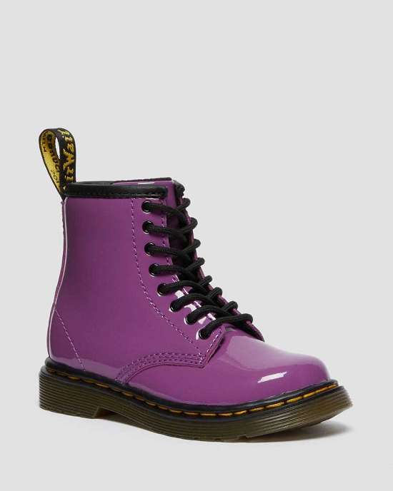 Botines Dr. Martens 1460 Patent Niña Morados MX-05679
